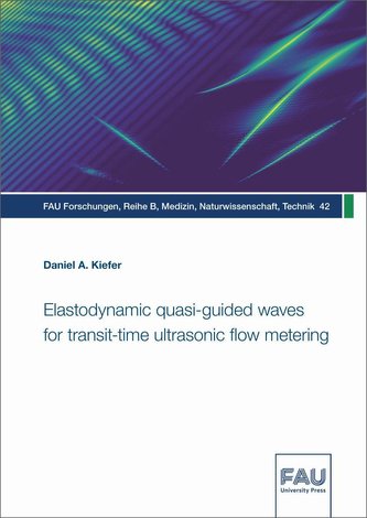 Elastodynamic quasi-guided waves for transit-time ultrasonic flow metering