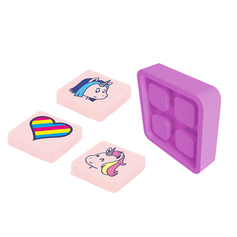 PIXIE CREW odznáček s motivem JEDNOROŽEC růžový