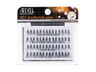 Ardell 3D Individuals Umělé řasy Duralash Knot-Free 56 ks Long Black pro ženy