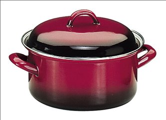 Smaltovaný kastrol Volcan 24cm - Ibili