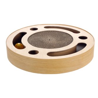 Škrabací bludiště pro kočky s catnipem Flamingo Crabi