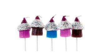 Svíčky na dort - set muffiny - Ibili