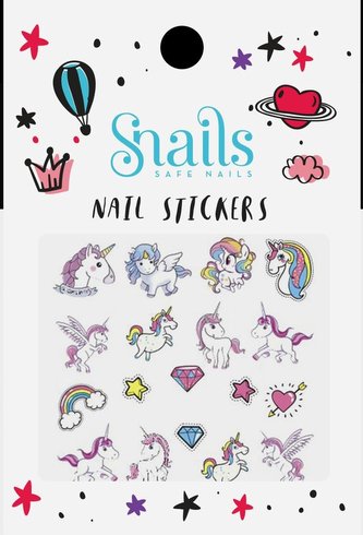 Snails Nálepky na nehty - Unicorn