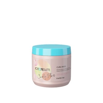 Inebrya Ice Cream Curly Plus Curl Mask hydratační maska na kudrnaté, vlnité nebo vlasy po chemické trvalé 500 ml