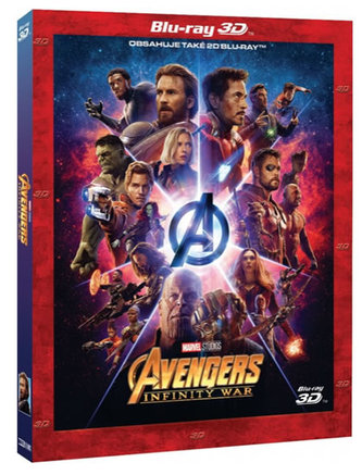 Avengers: Infinity War 2 Blu-ray (3D+2D) - limitovaná zberateľská edícia