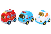 Auta set 3 ks 8 cm