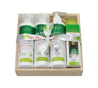 Vivaco Dárková bedýnka kosmetiky s olejem čajovníku australského