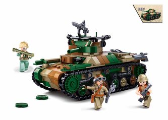 Sluban WWII M38-B1107 Typ 97 Japonský stredný tank 2v1