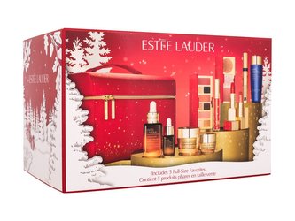 Estée Lauder Blockbuster pleťové sérum Advanced Night Repair 30 ml + pleťové sérum 7 ml + denní pleťový krém Revitalizing Supreme+ 15 ml + denní pleťový krém 7 ml + odličovací přípravek 100 ml + rtěnka 2 x 3,5 g + lesk na rty 2,7 ml + řasenka 8 ml + palet