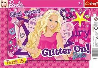 Wróżka Barbie - Puzzle Ramkowe 15 elem.