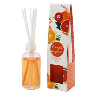 ARÔME Difuzér, 50 ml, s tyčinkami, Orange and Grapefruit