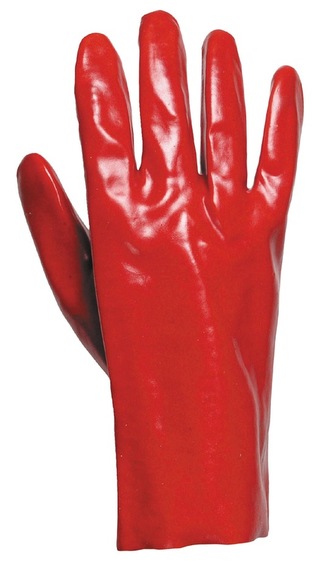 Rukavice máčené PVC Redstart 27 cm