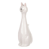 Kočka, porcelánová.