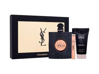 Yves Saint Laurent Black Opium parfémovaná voda 90 ml + hydratační fluid 50 ml + parfémovaná voda 10 ml