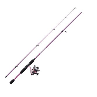 Přívlačový prut s navijákem FD Tanager Pink Camo II Spin 2,40m 10-30g