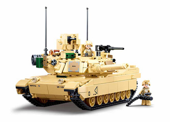 Sluban Model Tehly M38-B0892 Bitevní tank M1A2 SEP V2 Abrams