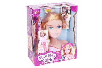 Česací hlava s příslušenstvím 22 cm