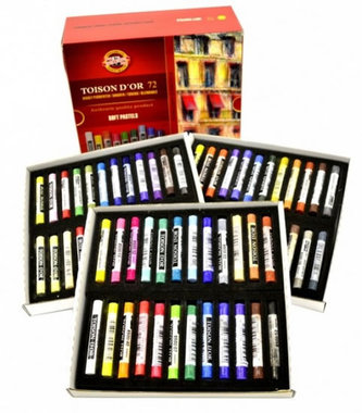 Koh-i-noor súprava prašných umeleckých kried 72 ks Toison D´or