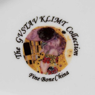 HOME ELEMENTS Čajová souprava 3 ks, Klimt Polibek