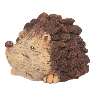 Ježek, dekorace z polyresinu