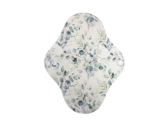 Slipová vložka (Bavlněné froté s PUL) - Zelené větvičky (bavlněný úplet)