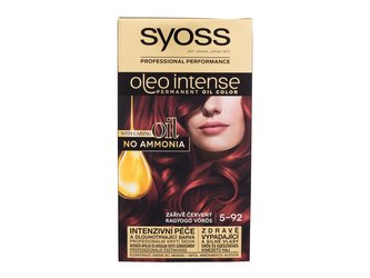 Syoss Oleo Intense Barva na vlasy Permanent Oil Color 50 ml 5-92 Bright Red pro ženy