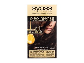 Syoss Oleo Intense Barva na vlasy Permanent Oil Color 50 ml 4-86 Chocolate Brown pro ženy