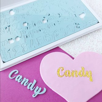 Vytlačovací abeceda Candy