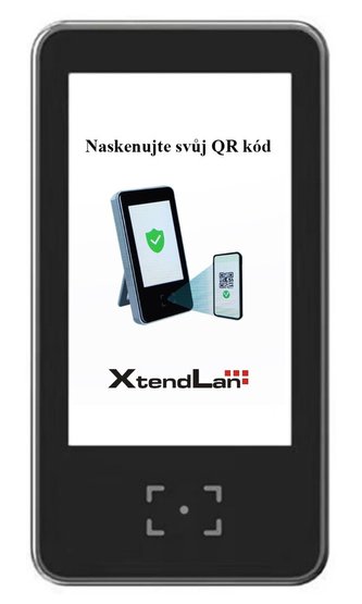 XtendLan samoobslužná čítačka QR kódov (Covid Green Pass, atď), online overenie, WiFi a LAN, releový výstup