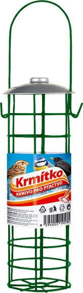 Závěsný zásobník na lojsemenné koule kovový