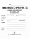 Homeopathic Case History Booklet