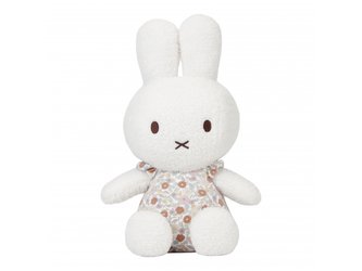 Zajačik Miffy plyšový Vintage Kytičky 35 cm