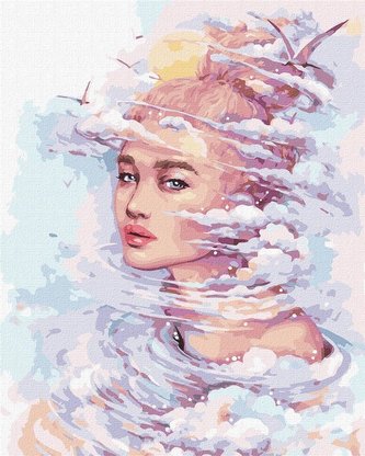 Diamentowa mozaika - Marzycielskie myśli 40x50cm