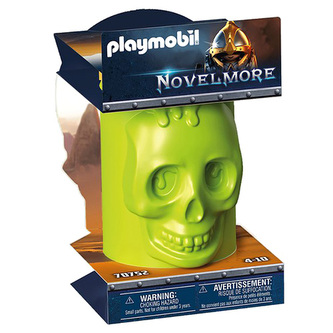 Lebka s překvapením Playmobil, Novelmore, zelená lebka
