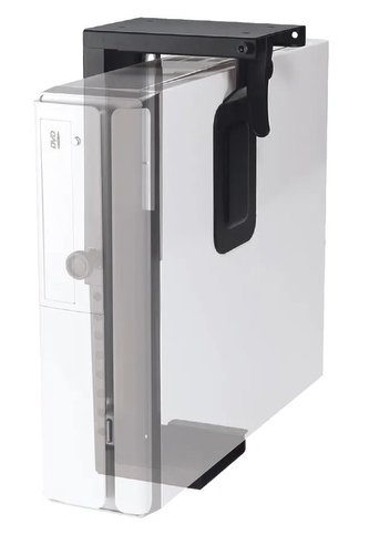 Neomounts CPU-D075BLACK / Držiak CPU (výška PC: 20-36 cm / šírka PC: 5-10 cm) / Čierny