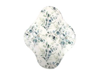 Denní vložka (Bavlněné froté s PUL) - Zelené větvičky (bavlněný úplet)