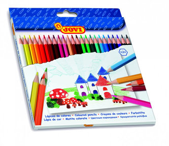 JOVI drevené pastelky 24 ks