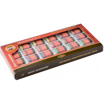 Koh-i-noor súprava akvarelových farieb 24 ks