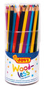 JOVI nedrevené pastelky trojhranné - ekonomické balenie 84 ks, 12 farieb
