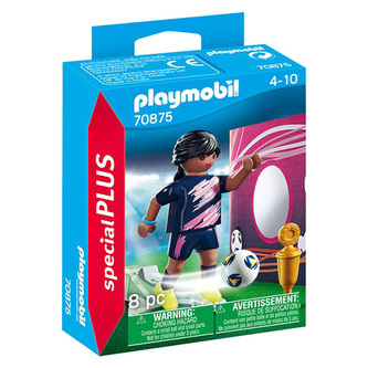 SOCCER PLAYER WITH GOAL 70875