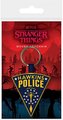 Přívěsek na klíče Netflix|Stranger Things: Hawkinsonova policie (5 x 6 cm) textílie