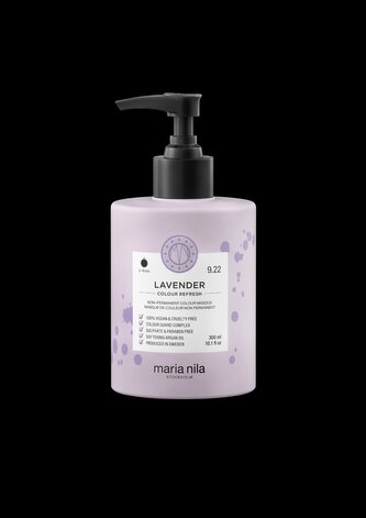 Maria Nila Jemná vyživující maska bez permanentních barevných pigmentů 9.22 Lavender (Colour Refresh Mask) Objem 300 ml woman