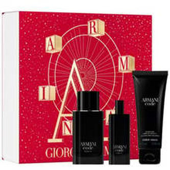 Armani Code Parfum Dárková sada Parfémová voda 75 ml, sprchový gel 75 ml a miniaturka Parfémová voda 15 ml