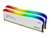 DIMM DDR4 16GB 3600MT/s CL17 (Kit of 2) KINGSTON FURY Beast White RGB SE