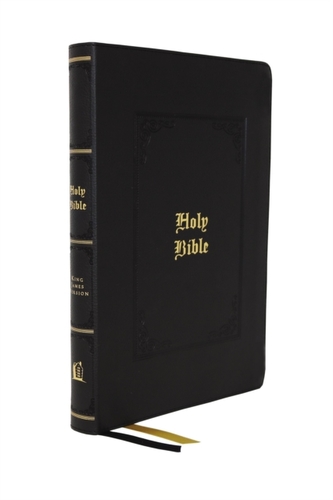 KJV, Personal Size Large Print Reference Bible, Vintage Series, Leathersoft, Black, Red Letter, Comfort Print