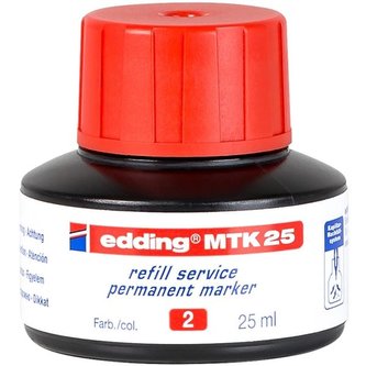 Inkoust EDDING MTK 25ml, červený