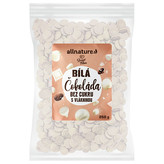 Allnature Bílá čokoláda bez cukru s vlákninou 250 g