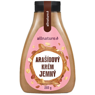 Allnature Arašídový krém jemný 260 g