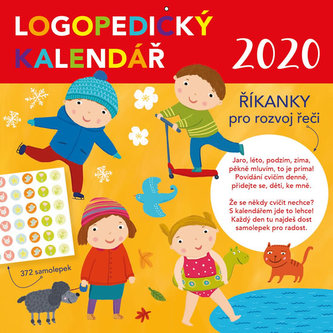 Logopedický kalendář 2020 se samolepkami Logopedický kalendář 2020 se samolepkami
