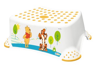 Stupínek k WC/umyvadlu "Winnie Pooh", Bílá